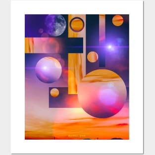 Sunset Illusion Posters and Art